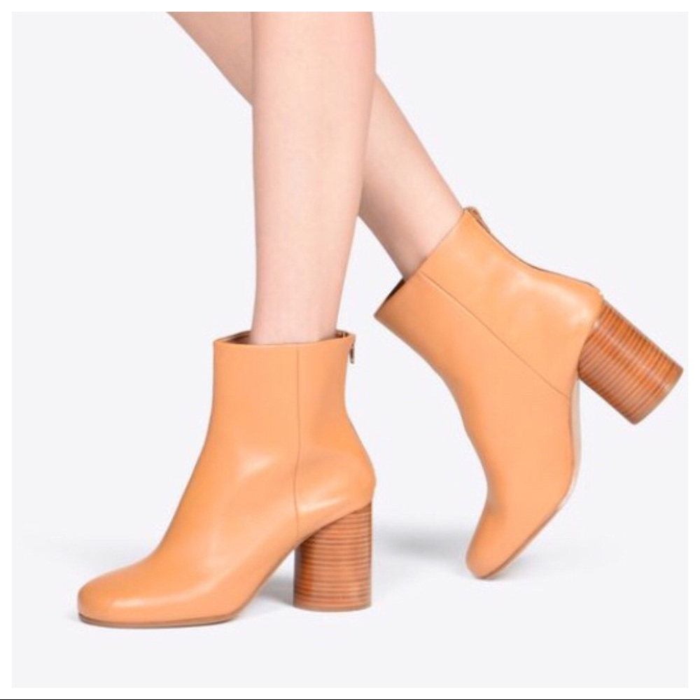 Maison Martin Margiela Tan Ankle Boots - Picture 2 of 8